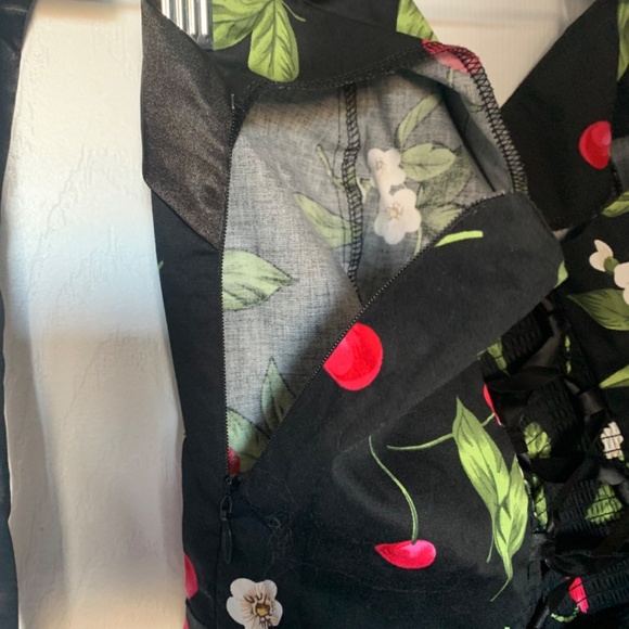 Cute Cherry Halter Dress - Picture 6 of 6